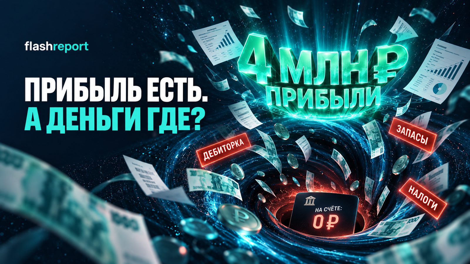 Прибыль есть. А деньги где?